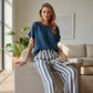 Zweiteiliges Lounge-Set für Damen im schicken Bohemian-Stil