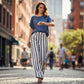 Zweiteiliges Lounge-Set für Damen im schicken Bohemian-Stil