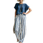 Zweiteiliges Lounge-Set für Damen im schicken Bohemian-Stil
