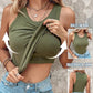 🎀Geripptes Tanktop mit integriertem BH für Frauen🌸ideal für Alltag, Freizeit und Sommer🌊