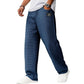 👖Lässige, locker sitzende Hose aus Strick mit schlichtem Karomuster und verstellbarem Bund