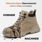 Knöchelhohe Sicherheitsstiefel für Herren mit Stahlkappe