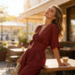 ⏰Eleganter V-Ausschnitt Weites Bein Jumpsuit