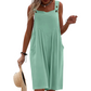 Ärmelloser Weitbein-Jumpsuit für Sommerbrisen