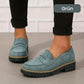 ⏳Begrenzte Zeit 50% Rabatt💥Bequeme Damen-Slip-On-Loafers mit Blockabsatz