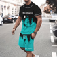 👕 JETZT 55% RABATT! 🔥 Herren-Set aus grafisch bedrucktem T-Shirt und Shorts – Weicher Stoff, auffälliges Design & perfekt für Sommertage ☀️