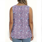 👚 55% RABATT! 🌸 Ärmelloses Top mit Print & Knöpfen für Damen – Leichter Stoff, Lässiger Look & Perfekt Für Warme Tage ☀️