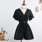 Eleganter Overall mit Ausschnitt an der Taille