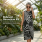 🎁Neuwaren 50% Rabatt💥Ärmelloses Midikleid für Damen mit Leopardenmuster