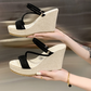 🔥-50% Aktion – Nur solange der Vorrat reicht⏳Keilplatform-Sandalen für Damen— Kostenloser Versand ab zwei Paaren