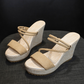 🔥-50% Aktion – Nur solange der Vorrat reicht⏳Keilplatform-Sandalen für Damen— Kostenloser Versand ab zwei Paaren