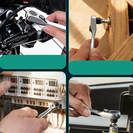 🔧38-in-1 Schraubendreher-Set mit Ratsche und Magnetfunktion