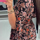 🌺Maxikleid mit V-Ausschnitt und 3/4-Ärmeln