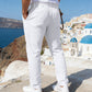 💥✨Zeitlich begrenztes Sonderangebot: 50 % Rabatt🌞 Boho-Chic-Hose aus Leinenmischung mit Kordelzug 🌊