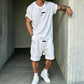 🔥Solange der Vorrat reicht 52 % Rabatt!🎉Herren Freizeit-Set – T-Shirt & Shorts – lässig & bequem👕🩳