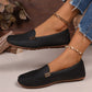 🌺Damen-PU-Leder Loafers, flach