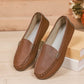 🌺Damen-PU-Leder Loafers, flach