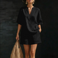 🔥 SOMMER DEAL: -50% 💫 Damen 2-teiliges Set 👚 V-Ausschnitt Top + Shorts – weich, leicht & super komfortabel 🌿