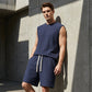 💥Zeitlich begrenztes Angebot – Set aus Tanktop und Shorts für Herren im Freizeit-Sport-Stil