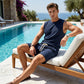 💥Zeitlich begrenztes Angebot – Set aus Tanktop und Shorts für Herren im Freizeit-Sport-Stil