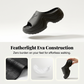 Minimalistische, bequeme Plateau-Hausschuhe für Damen