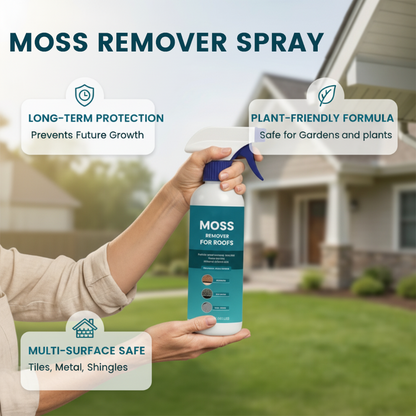 🔥 2+1 GRATIS 💦 Allzweck-Dach-Reinigungsspray – entfernt Moos & Algen mühelos, blitzschnell & effizient 🏠✨