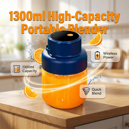 📢📢50 % Rabatt!! 🥳💞 50K+ VERKAUFT! ⚡🥤Tragbarer Mixer mit 1300 ml Fassungsvermögen
