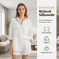 Zweiteiliges Freizeit-Set für Damen aus Hemd und Shorts