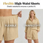 Zweiteiliges Freizeit-Set für Damen aus Hemd und Shorts