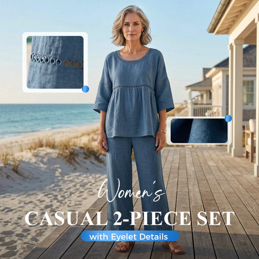 👕👖 2026 HEISSER VERKAUF – 55% RABATT! Figurbetontes Sommer-Chic-Set aus atmungsaktivem Stoff – Über 50K+ verkauft! 🥳