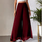 ✨ Schick & bequem: Fließende Chiffon-Hose mit weitem Bein für Damen – für jeden Anlass ✨