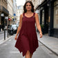 👗 LIMITED-TIME 55% RABATT! ✨ Ärmelloses Damenkleid – Asymmetrischer Saum, 7 Farben, A-Linie 🍂