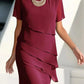 💕2026 Sonderangebot: 60 % Rabatt🔥 Elegantes Midi-Kleid aus plissiertem Chiffon