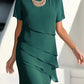 💕2026 Sonderangebot: 60 % Rabatt🔥 Elegantes Midi-Kleid aus plissiertem Chiffon