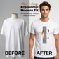 Herren-T-Shirt mit auffälligem Schriftzug-Print