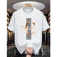 Herren-T-Shirt mit auffälligem Schriftzug-Print