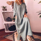 🔥 LIMITIERT: 50% RABATT ⏰ Lockeres Maxi-Kleid aus Baumwolle & Leinen 👗 atmungsaktiv & stilvoll natürlich ✨