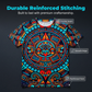 Kurzarm-T-Shirt im Vintage-Tribal-Art-Stil für Herren