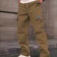 👖Cargohose mit geradem Bein und mehreren Taschen für Herren