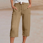 🌿 LIMITIERTES ANGEBOT 50% RABATT! ✨ Damen Hose aus Leinen-Baumwolle – Leicht, Falten, Gummibund 👒