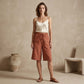 🔥 50% RABATT 👖 Damen Capri Shorts mit Kordelzug – lässig, bequem & perfekt für den Sommer ☀️