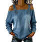 👕✨ 55% RABATT! Damen Denim-Top mit breiten Trägern & Off-Shoulder-Ausschnitt – Lässig, sommerlich & perfekt für heiße Tage ☀️
