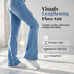 👖Stretch-Jeans mit hoher Taille und ausgestelltem Bein für Damen✨