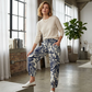 🌺Jogginghose im Vintage-Blumenmuster mit hoher Taille