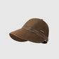 🧢 Damen-Sonnenhut mit breiter Krempe ✅ Öffnung für den Pferdeschwanz & UV-Schutz | Leichte Outdoor-Baseballkappe ☀️