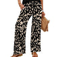 🌺Damenhose mit weitem Bein und Kordelzug im Bohemian-Print