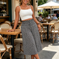 💥⏰ 50% RABATT 👖 Damen Smocked High-Waist Capri Hose – weites Bein, luftig & ultra bequem ✨