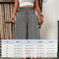 💥⏰ 50% RABATT 👖 Damen Smocked High-Waist Capri Hose – weites Bein, luftig & ultra bequem ✨