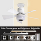 🌀 50% RABATT! 🎵 Intelligenter Deckenventilator mit RGB-Beleuchtung & Bluetooth-Lautsprecher – 3 Stufen, Fernbedienung & E27-Sockel – Perfekt für Wohnzimmer, Schlafzimmer oder Büro – Licht, Musik & Luft in einem Gerät 💡