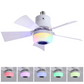 🌀 50% RABATT! 🎵 Intelligenter Deckenventilator mit RGB-Beleuchtung & Bluetooth-Lautsprecher – 3 Stufen, Fernbedienung & E27-Sockel – Perfekt für Wohnzimmer, Schlafzimmer oder Büro – Licht, Musik & Luft in einem Gerät 💡